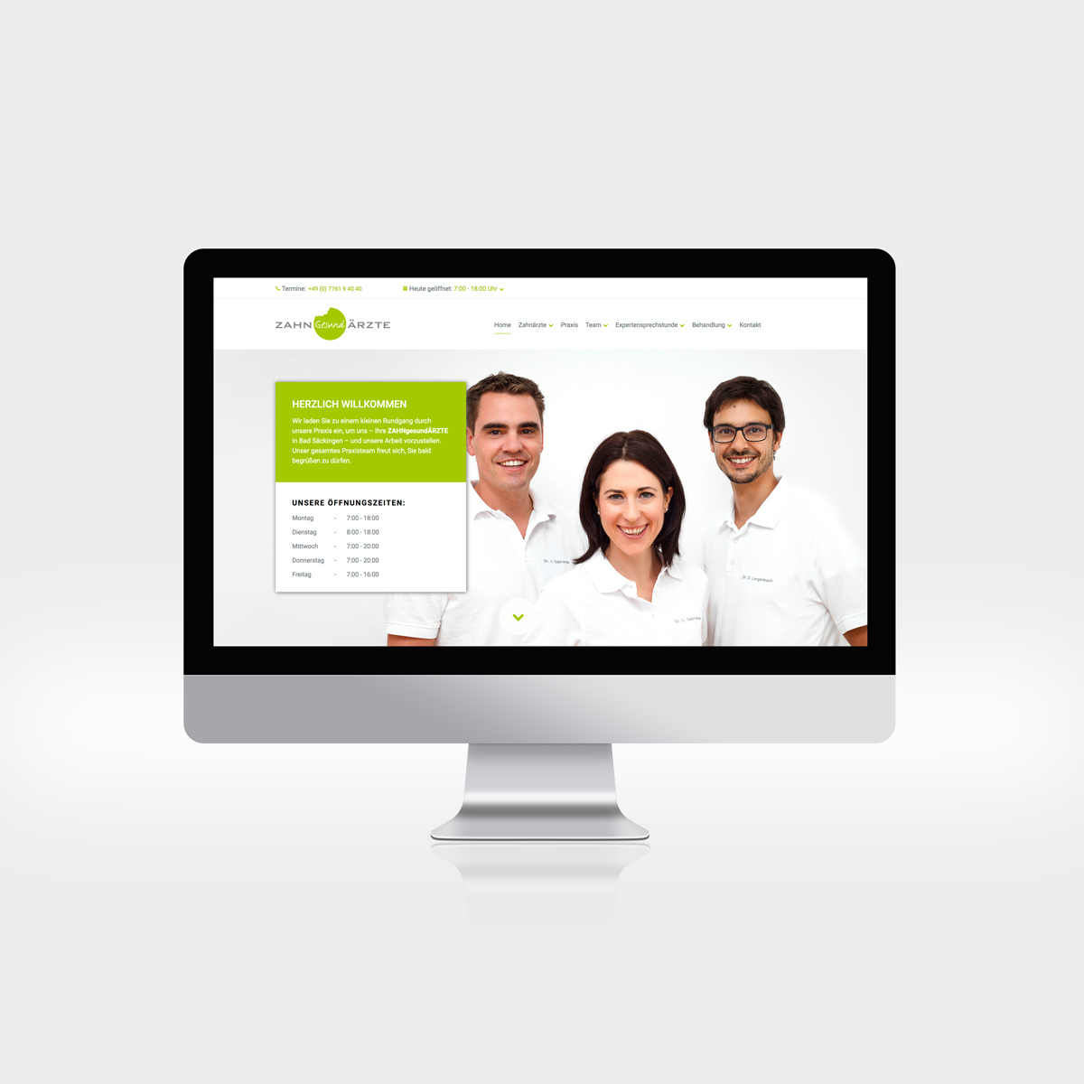 Zahngesundaerzte web